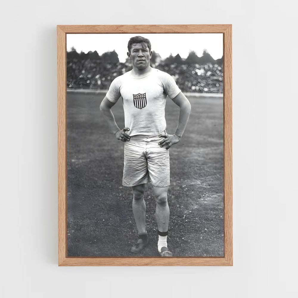 Poster L'athlète de Stockholm – affiche Jeux Olympiques (vue 4)